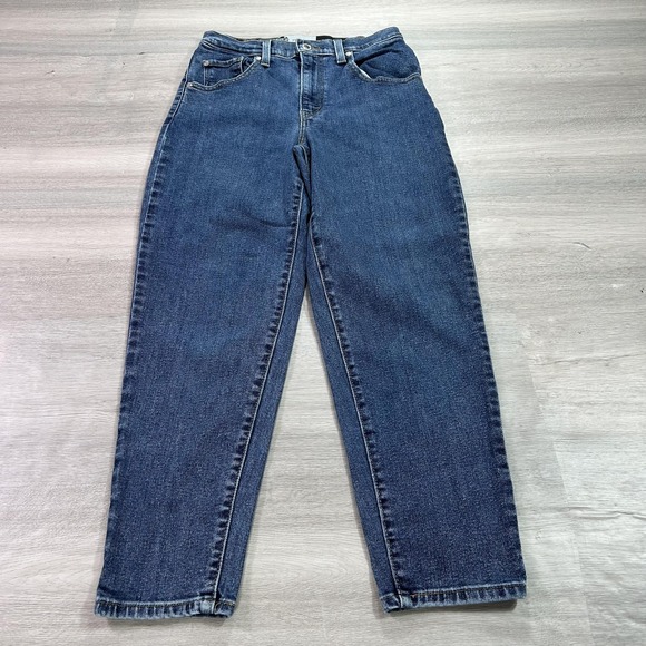 Levi's Denim - Levis SilverTab Mom Jean Jeans Womens 27x27 Blue High Rise Tapered Leg‎ Denim